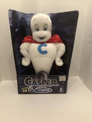 $125.99 • Buy NEW 1994 Tyco Super Casper Friendly Ghost 14  Plush Nite Glow Eyes NIB RARE Toy