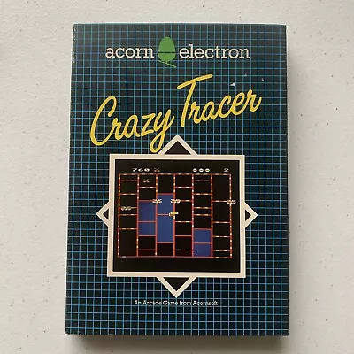 Crazy Tracer For Acorn Electron - Tested & Working Vintage Cassette In Big Box • £17.49
