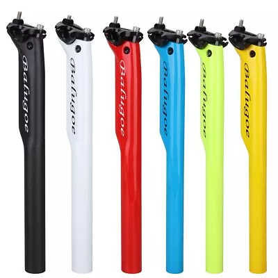 Carbon Fiber Bike Seatpost Mtb Road Racing Bicycle Seat Post 27.2 30.8 31.6mm • $39.99