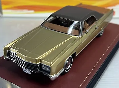 1970 Lincoln Continental Coupe Medium Gold Irid In 1:43 Scale By GLM • $111.21