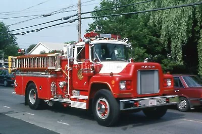 Fire Apparatus Slide- Coopersburg PA Fire Company Mack R Engine • $5