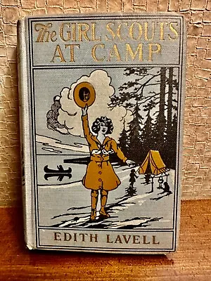 Vintage Girl Scouts At Camp By Edith Lavell 1922 - Hard Cover • $10