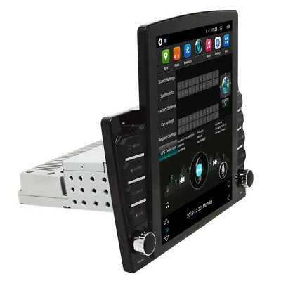 10.1in Single DIN Car Stereo Radio MP5 Player Bluetooth GPS WIFI Android USB SUV • £144.80
