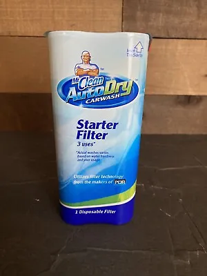 New Sealed Mr. Clean Auto Dry Carwash Starter Refill Filter THREE Uses  • $23.99