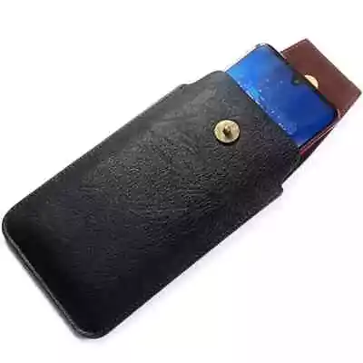 For ZTE Axon 20 5G (2020) Leather Cover Vertical Belt Case With Magnetic Closure • £25.14