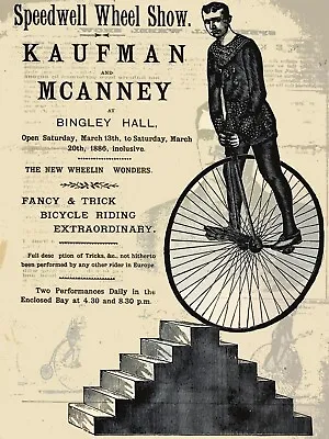 10967.Decor Poster.Room Wall.Vintage Interior Design.Early Unicycle.Bicycle Shop • $43