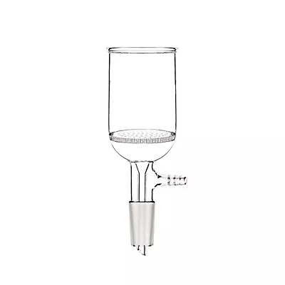 $180 • Buy 24/40, Glass Pore Plate Buchner Funnel,10mm Hose Connection Vacuum Adapter