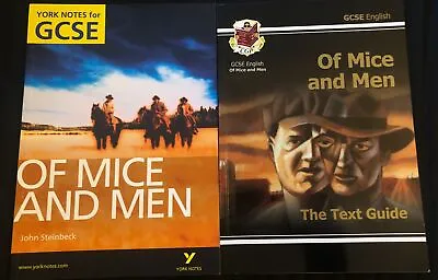 York Notes GCSE Study Guide Of Mice And Men John Steinbeck & GCSE Text Guide • £5.99