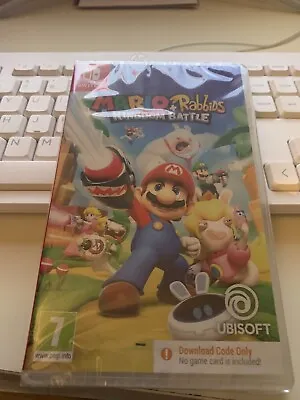 Brand New & Sealed   ( Mario + Rabbids  Kingdom  Battle ) Code  Switch  Game • £13.99