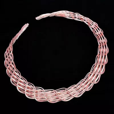 Pure Copper Vintage Handmade Copper Wire Unique Design Necklace Jewelry IN-060 • $6.60