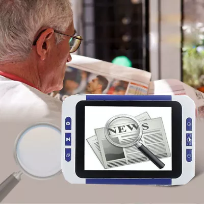 £63.59 • Buy 3.5  Color LCD Pocket Electronic Video Magnifier 4 Low Vision Read Aid Kit