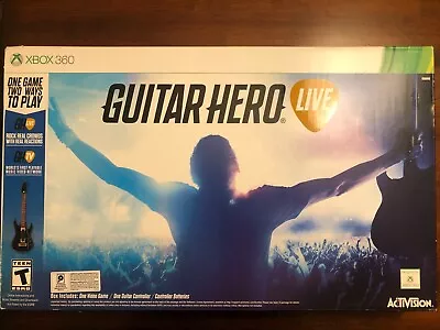 Activision Guitar Hero Live Bundle Microsoft Xbox 360 CIB Complete In Box Tested • $99.99