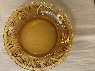 Vintage Vereco Tempered 9” Amber Glass Pie Plate/Pan Indonesia • $18