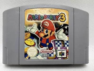 Genuine Nintendo 64 N64 Mario Party 3 Game PAL AUS Cartridge Tested! • $269