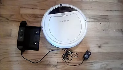 Pure Clean PUCRC25 Robot Vacuum Cleaner - White • $32.50