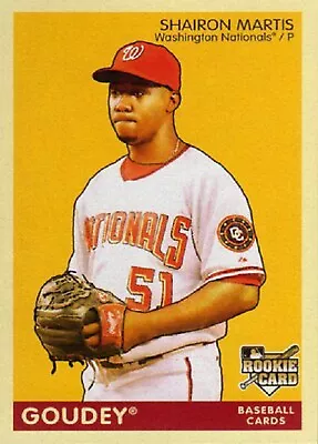 2009 Upper Deck Goudey #198 Shairon Martis RC Washington Nationals • $1.49