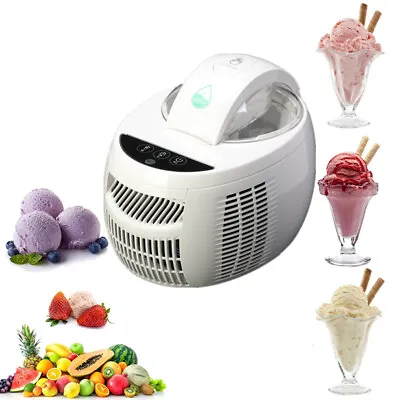 $199.80 • Buy 220V Ice Cream Maker Kitchen DIY 1L Soft Hard Ice Cream Machine Built-in Freezer