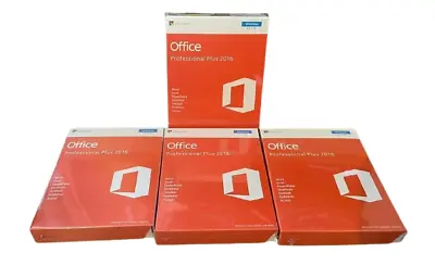 Microsoft Office 2016 Professional Plus Retail Boxed 1 PC Lifetime | SEALED • £47.99