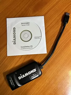 Diamond Multimedia USB To HDMI 4K Multi-Display Adapter With Audio • $24.95