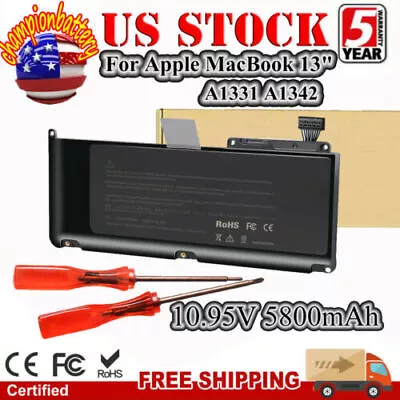 For Apple MacBook Unibody 13  A1331 A1342 Late 2009 / Mid 2010 Battery 64Wh • $23.99