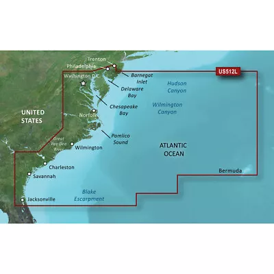 Garmin BlueChart® G3 Vision® HD - VUS512L - Mid-Atlantic - MicroSD&trade • $391.58