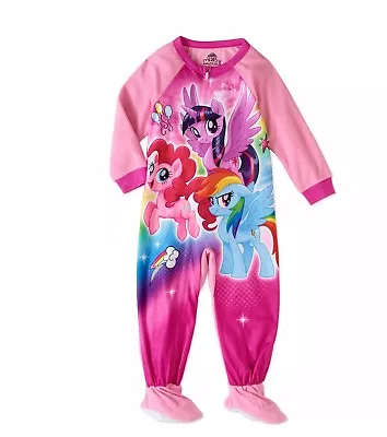 My Little Pony Footed Blanket Sleeper Pajama Girl Size 5T • $39.99