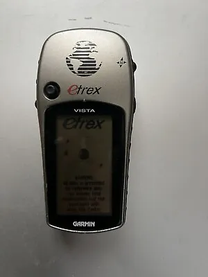 Garmin ETrex Vista C 2.14  LCD Handheld Waterproof Hiking GPS Navigator Read • $22
