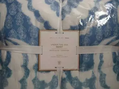 Pottery Barn Teen Under The Sea Quilt Full Queen Blue NWT • $129.95