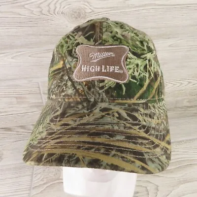 Miller High Life - Hat / Cap - Golf/Dad - StrapBack - Camouflage - THE GAME • $15.94