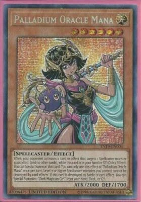 $4.99 • Buy Yugioh Card - Palladium Oracle Mana *Prismatic Secret Rare* TN19-EN004 (NM)