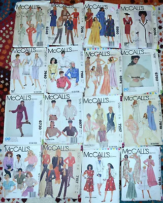 1970's 80's 90's McCalls Brand Sewing Patterns Womens 14 Size 36  Bust U-Choose • $9.98