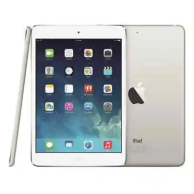 Apple IPad Mini 2 Tablet 16GB Wi-Fi + Cellular White Without Charger Grade A • $190