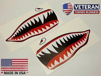 2 - WWII Flying Tiger Warhawk P-40 Stickers Decals Shark Mouth US Air Force • $6