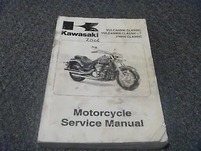 2006 Kawasaki VN900 Vulcan 900 Classic & LT Motorcycle Service Repair Manual • $209.30