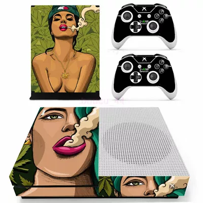 HOT 2022 Decal Skin Sticker FOR Xbox One S Slim Console &2 Controllers Cover AU • $20.86