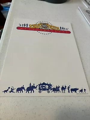 Vintage Original Ringling Bros. Media Release Letterhead - Pack Of 10 Sheets • $7.77