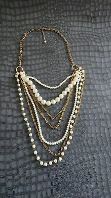 Pearl Multi Strand Necklace • £6