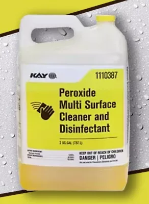 KAY Peroxide Multi Surface Cleaner Disinfectant 2 Gallons 1110387 Ecolab 6100302 • $40