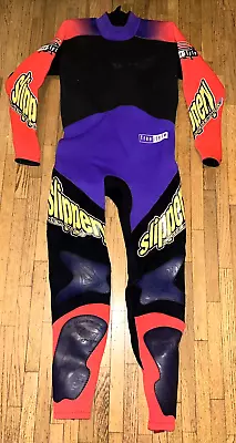 Vtg Slippery When Wet Performance Freestyle Wetsuit Sz S Full Body 1 Pc Retro • $19.99