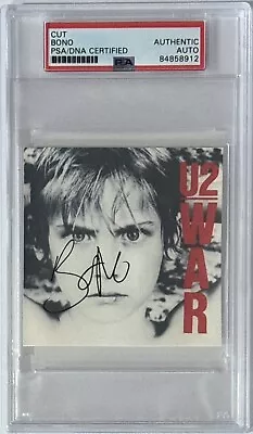 Bono U2 Signed War Album Cover Print PSA DNA COA Certified Autographed U2 Band • $499.99