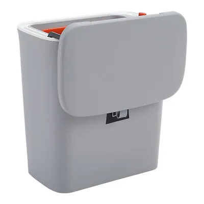 Hanging Trash Can 9L Wall Mount Waste Bin Kitchen Cabinet Door Cupboard With Lid • £9.95