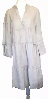 The Italian Closet Linen Dress As New 12-14 • $34.95