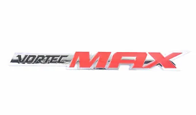 One Pc OEM Vortec Max Logo Emblem Badge Decal 3d Nameplate Chrome Red • $11.99