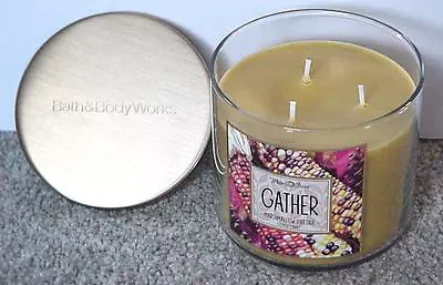 Bath & Body Works 3 Wick 14.5 Oz 2015 Candle ~marshmallow Fireside~             • $17.95