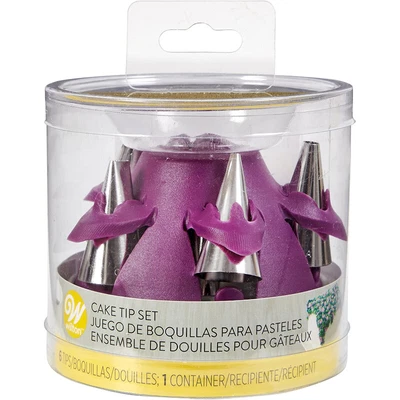 £12.49 • Buy Wilton Cake Tip - Set Of 6 With Stand - Icing Piping Nozzles For Decorating