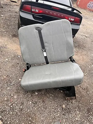 Fold Away Seat Bench Camper Van RV Bus With Belts Folding Wheelchair Driver Side • $800