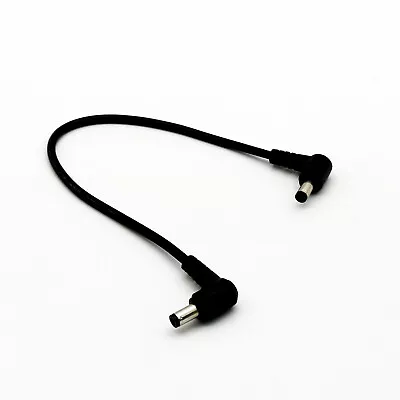 Right-Angle DC Power 5.5mm X 2.5mm Male To 5.5 X 2.5mm Male Extension Cable • $3.99