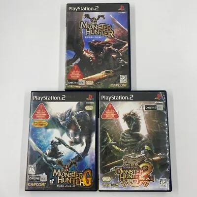 Monster Hunter & G & 2 3Games Set PS2 Complete With Cartridge Case And Manual • $39.99