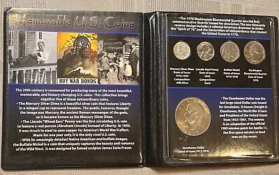 Memorable U.S. Coins 5 Pc Set First Commemorative Mint W/ COA • $14.99