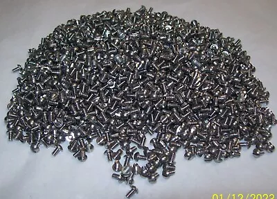 Lot Of 100---  4-40 X 3/16   Stainless Steel Round Head Machine Screws Free Ship • $9.99